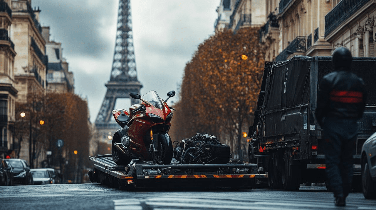 Dépannage moto de nuit en quartier ancien : trois contraintes que personne n'anticipe 1 Remorquage moto de nuit dans Paris